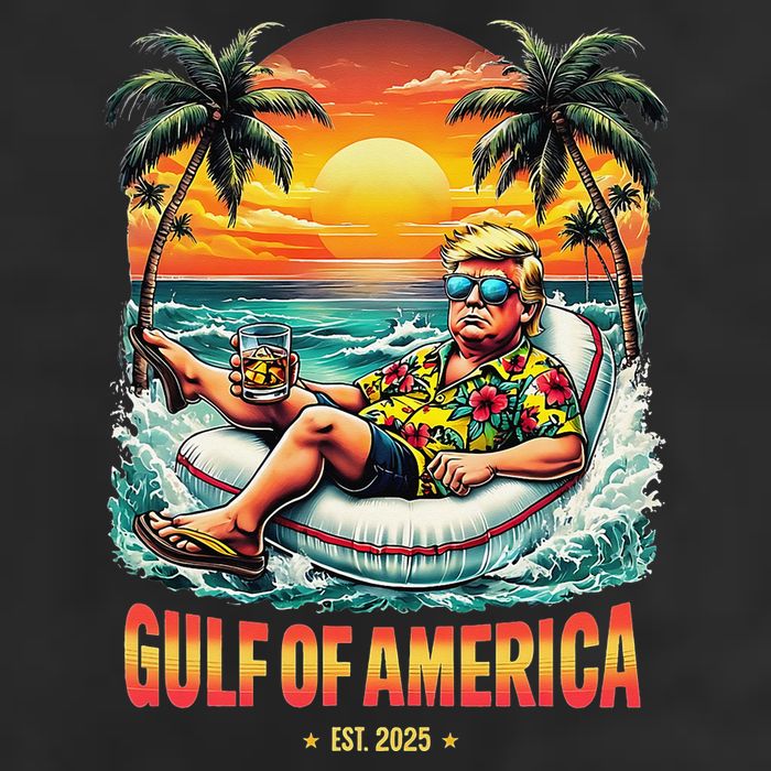 Gulf Of US America Est 2025 Retro Vintage Beach Hat
