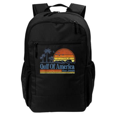 Gulf Of US America Est 2025 Retro Vintage Beach Style Backpack