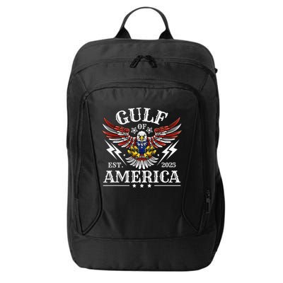 Gulf Of USA America Est 2025 American Flag Eagle 4th Of City Backpack
