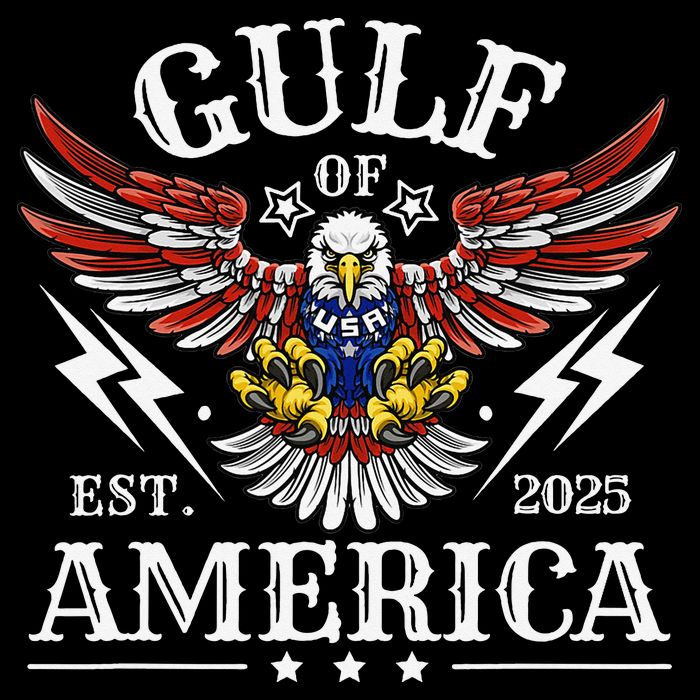Gulf Of USA America Est 2025 American Flag Eagle 4th Of City Backpack