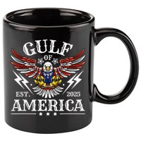 Gulf Of USA America Est 2025 American Flag Eagle 4th Of 11oz C Handle Ceramic Mug