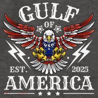 Gulf Of USA America Est 2025 American Flag Eagle 4th Of Vector Backpack