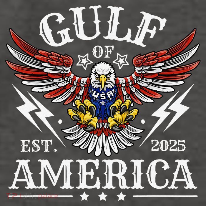 Gulf Of USA America Est 2025 American Flag Eagle 4th Of Vector Backpack