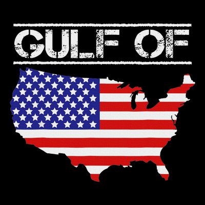 Gulf Of United States Of America Trump America Map T-Shirt