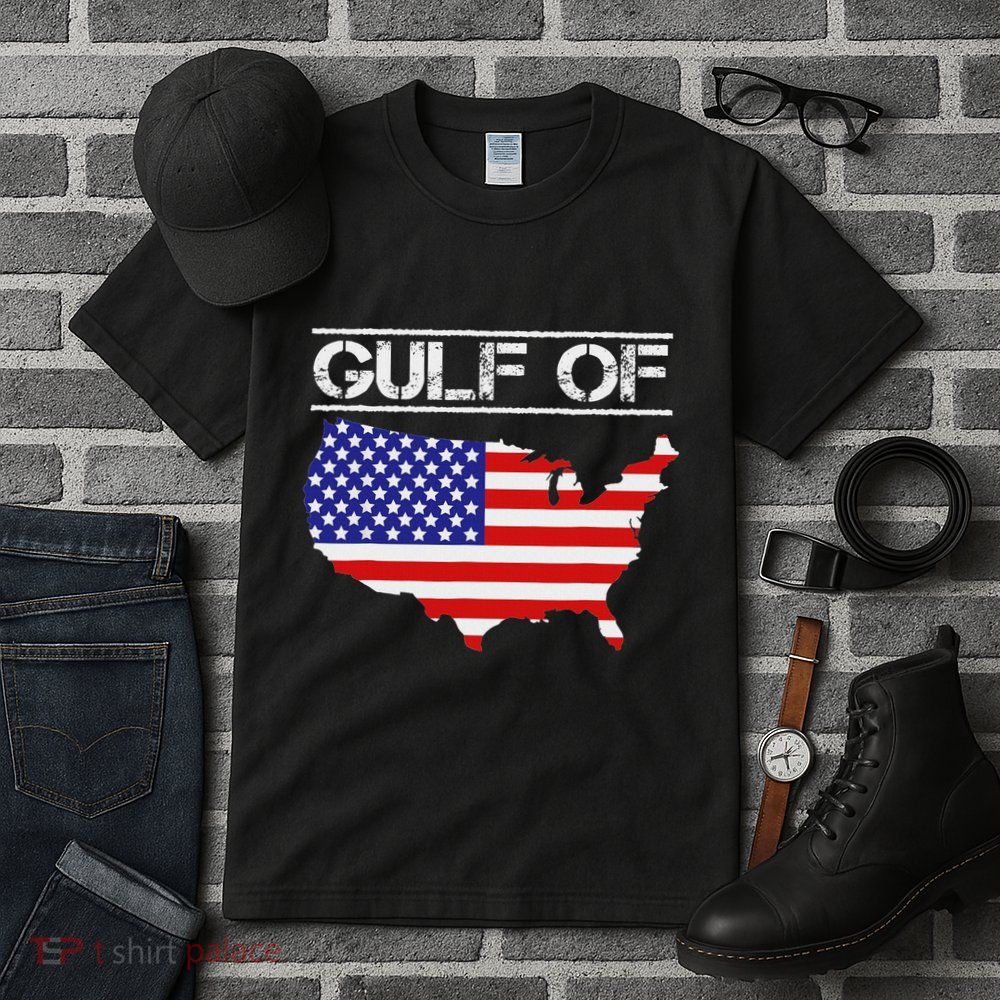Gulf Of United States Of America Trump America Map Tall T-Shirt