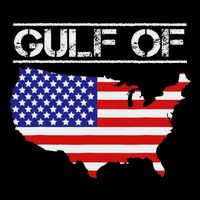 Gulf Of United States Of America Trump America Map V-Neck T-Shirt