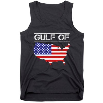 Gulf Of United States Of America Trump America Map Tank Top