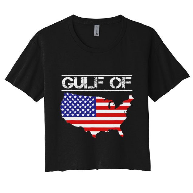 Gulf Of United States Of America Trump America Map Crop Top
