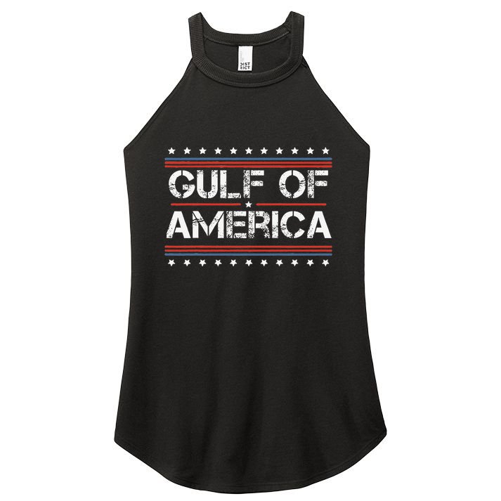 Gulf Of United States Or Usa Of America Women's Perfect Tri Rocker Tank