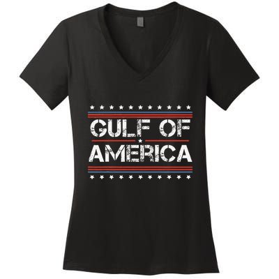 Gulf Of United States Or Usa Of America Women's V-Neck T-Shirt
