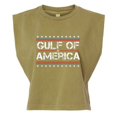 Gulf Of United States Or Usa Of America Garment-Dyed Women's Muscle Tee