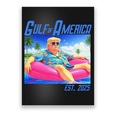 Gulf Of US America Est 2025 Funny Trump Hawaii Poster