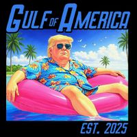 Gulf Of US America Est 2025 Funny Trump Hawaii Womens Tank Top