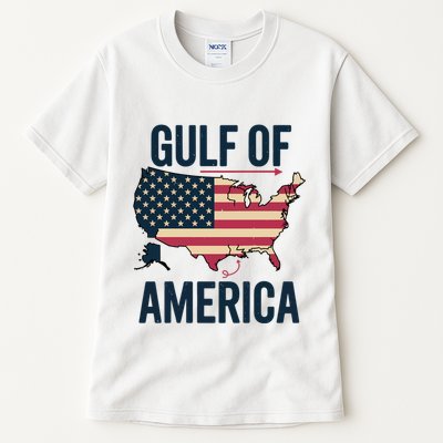 Gulf Of Usa America Funny Gulf Of Mexico Usa Flag Tall T-Shirt