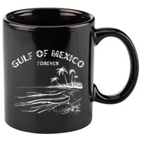 Gulf Of Usa America Funny Gulf Of Mexico Flag Map 4th July 11oz C Handle Ceramic Mug