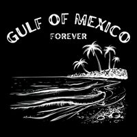 Gulf Of Usa America Funny Gulf Of Mexico Flag Map 4th July Drawstring Bag