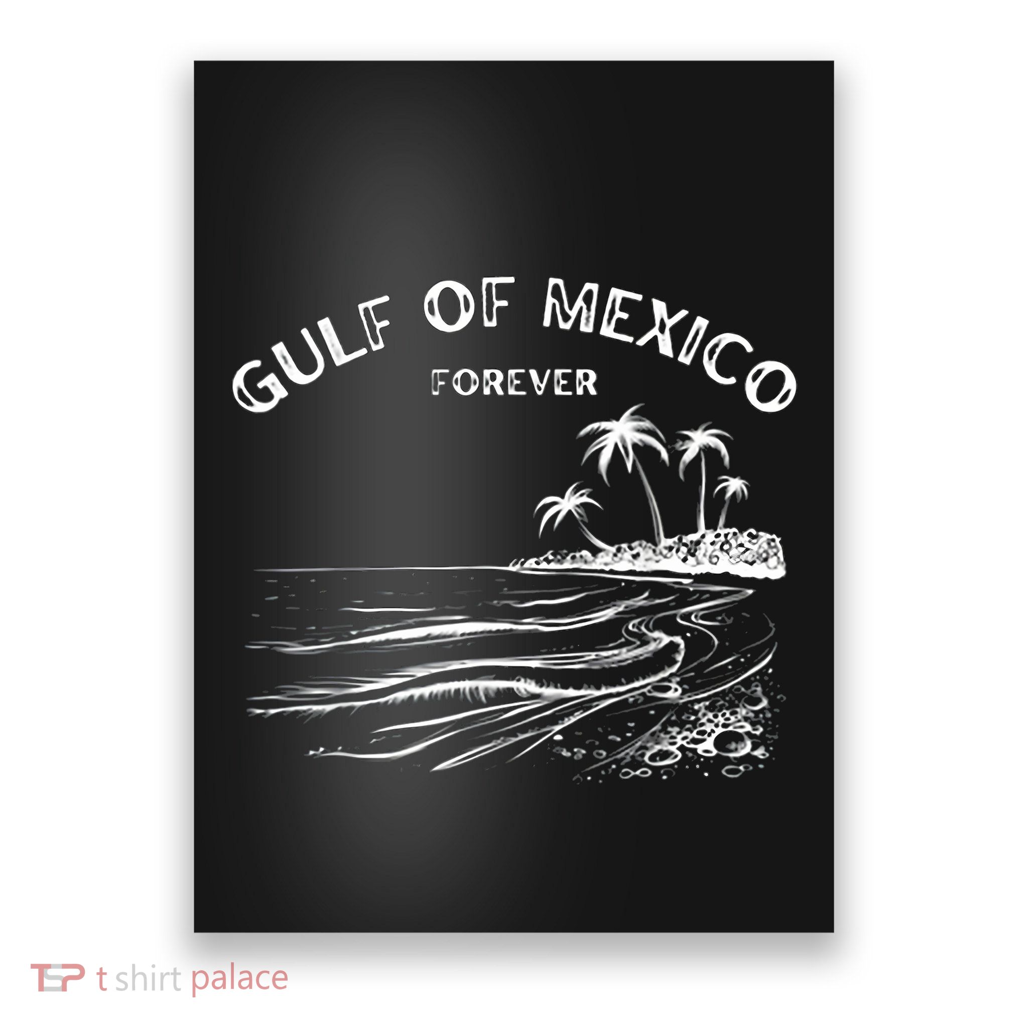 Gulf Of Usa America Funny Gulf Of Mexico Flag Map 4th July Poster