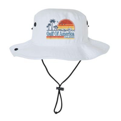 Gulf Of Us America Est 2025 Retro Vintage Beach Bucket Hat