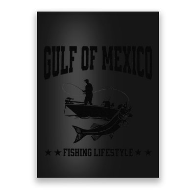 Gulf Of Us America Fishing Gulf Of Mexico Fishing Fish Poster