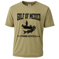 Gulf Of Us America Fishing Gulf Of Mexico Fishing Fish Cooling Performance Crew T-Shirt
