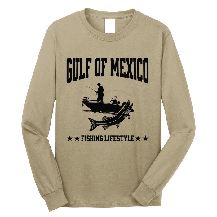 Gulf Of Us America Fishing Gulf Of Mexico Fishing Fish Long Sleeve Shirt
