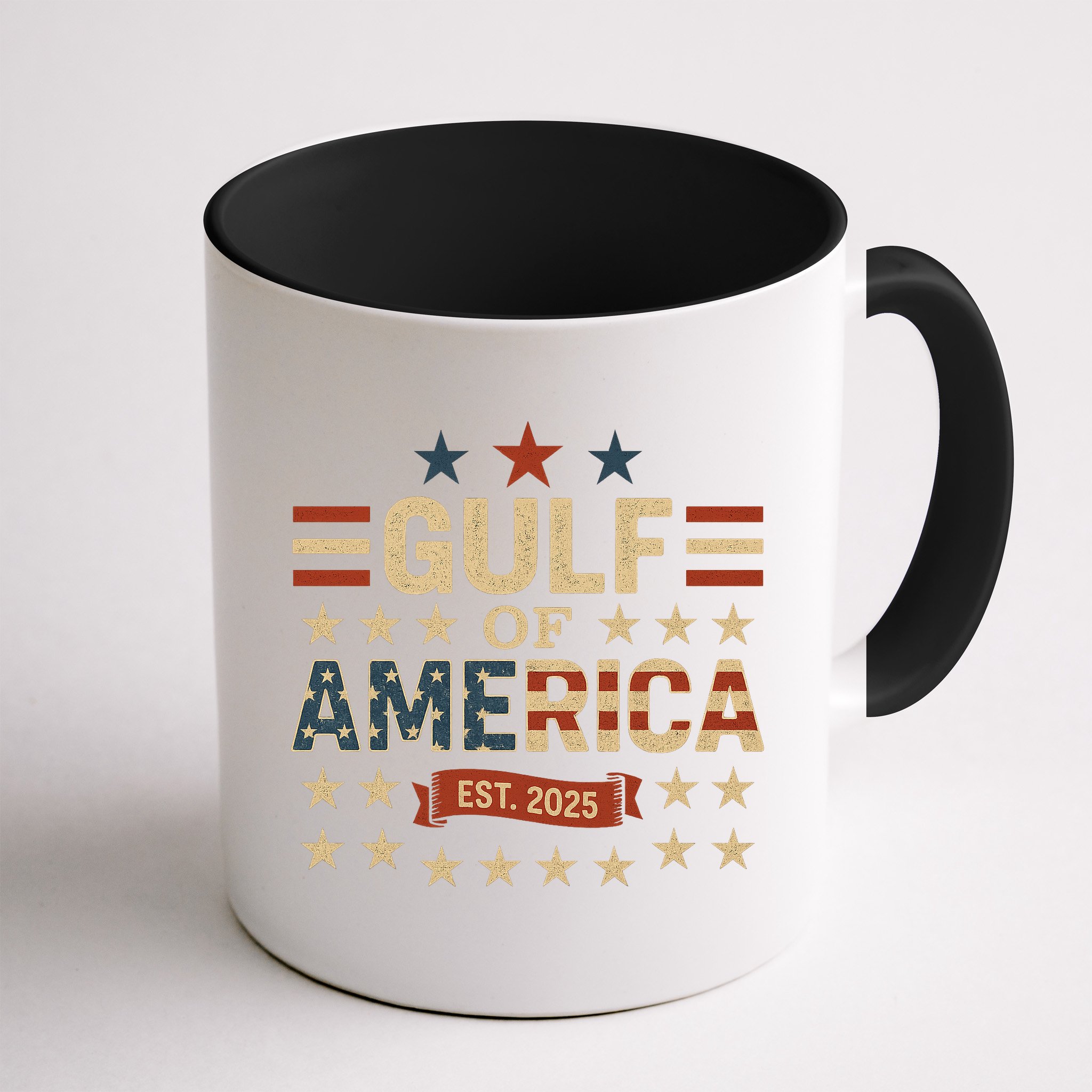 Gulf Of USA America Est 2025 American Flag Mug