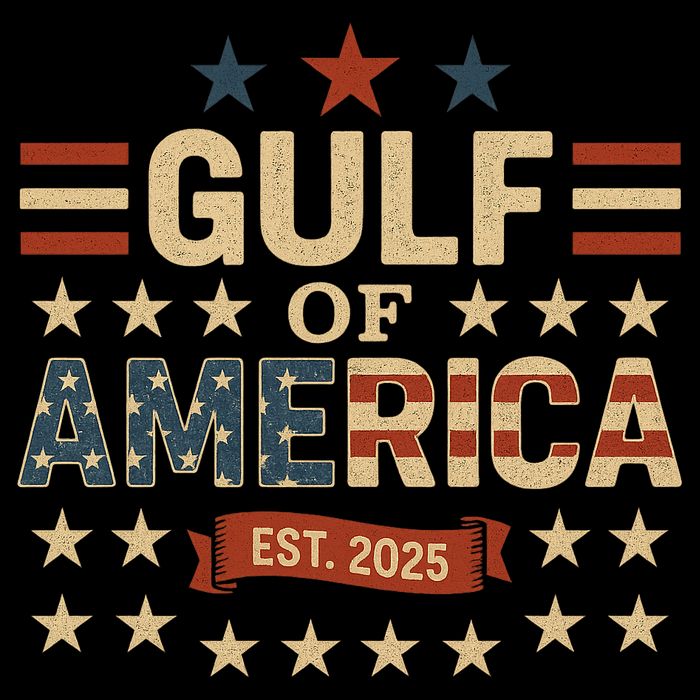 Gulf Of USA America Est 2025 American Flag Mug