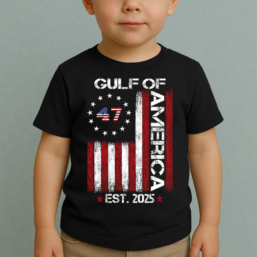 Gulf Of Usa America Est 2025 Toddler T-Shirt