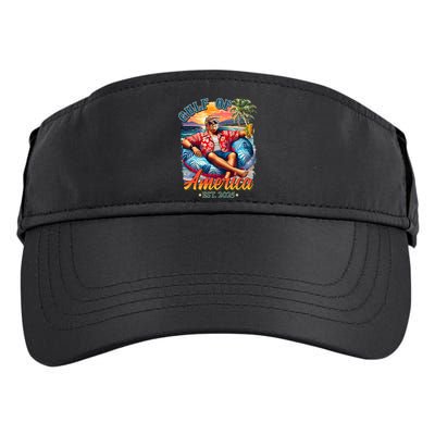 Gulf Of US America 2025 Trump Light Drink Gulf Mexico  Adult Drive Performance Visor