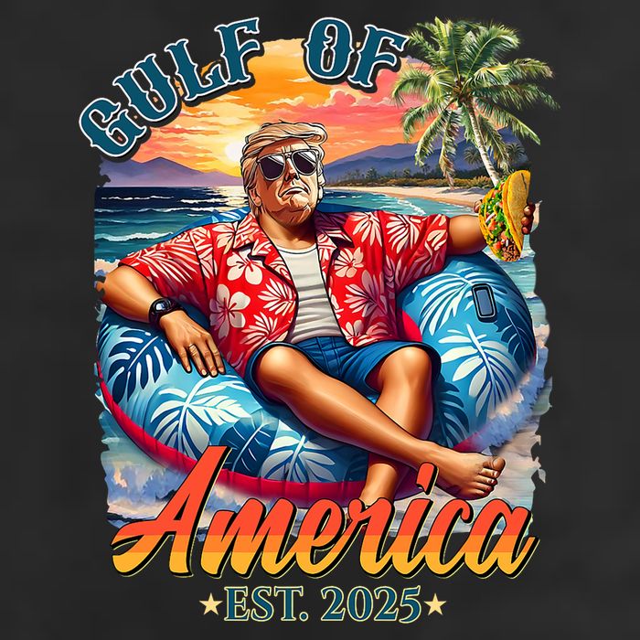 Gulf Of US America 2025 Trump Light Drink Gulf Mexico  Beanie