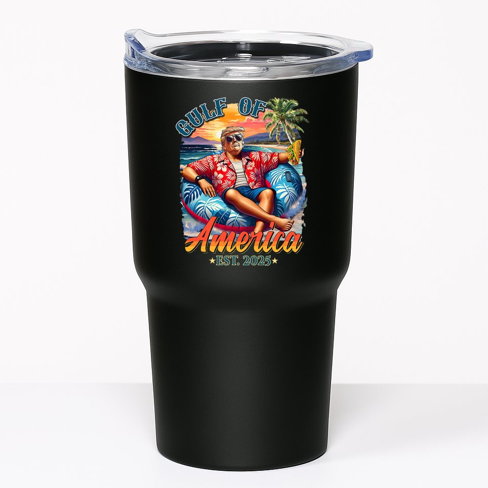 Gulf Of US America 2025 Trump Light Drink Gulf Mexico  Tumbler