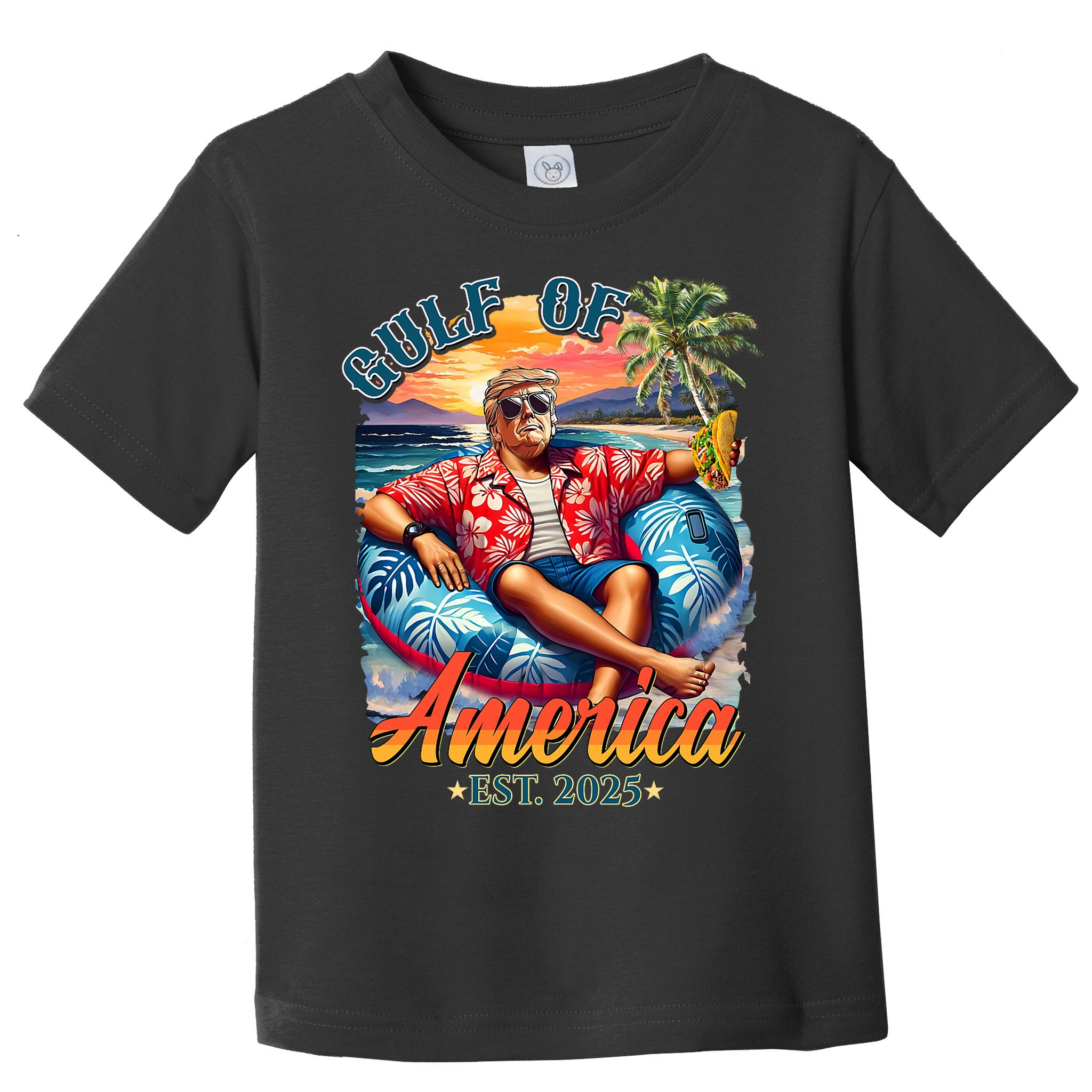 Gulf Of US America 2025 Trump Light Drink Gulf Mexico  Toddler T-Shirt