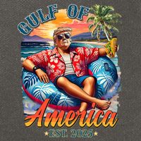 Gulf Of US America 2025 Trump Light Drink Gulf Mexico  Cotton Canvas Backpack