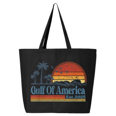 Gulf Of Us America Est 2025 Retro Vintage Beach 25L Jumbo Tote