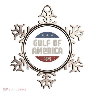 Gulf Of USA America 2025 Patriot Metallic Star Ornament