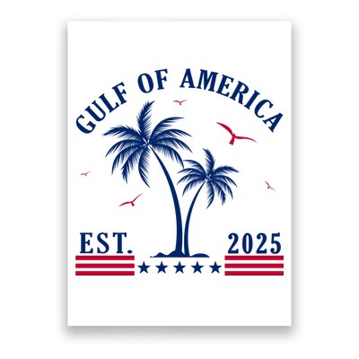 Gulf Of Usa America Retro Gulf Of Usa America Est 2025 Poster