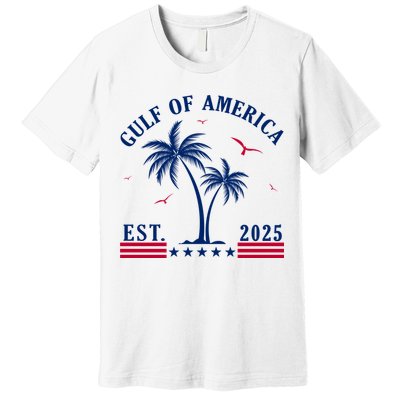 Gulf Of Usa America Retro Gulf Of Usa America Est 2025 Premium T-Shirt