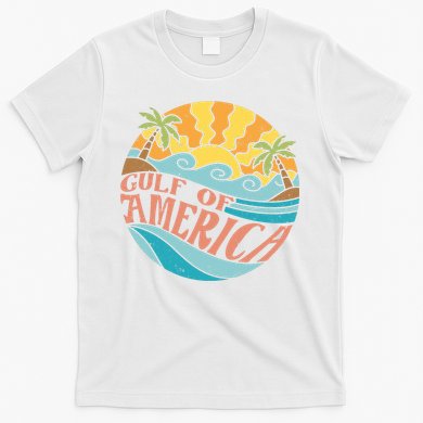 Gulf Of Us America Est 2025 Retro Vintage T-Shirt
