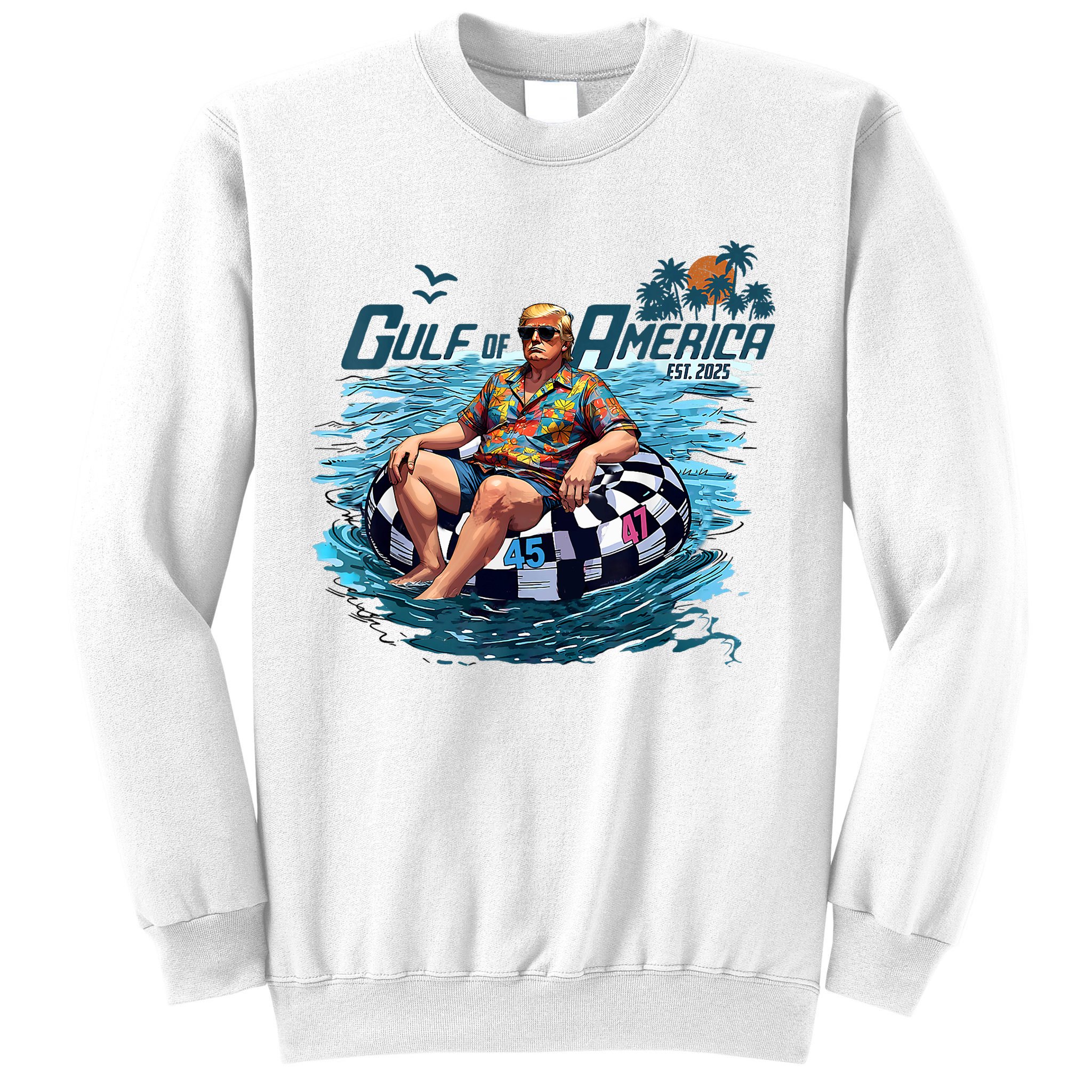 Gulf Of US America Est 2025 Funny Trump Sweatshirt