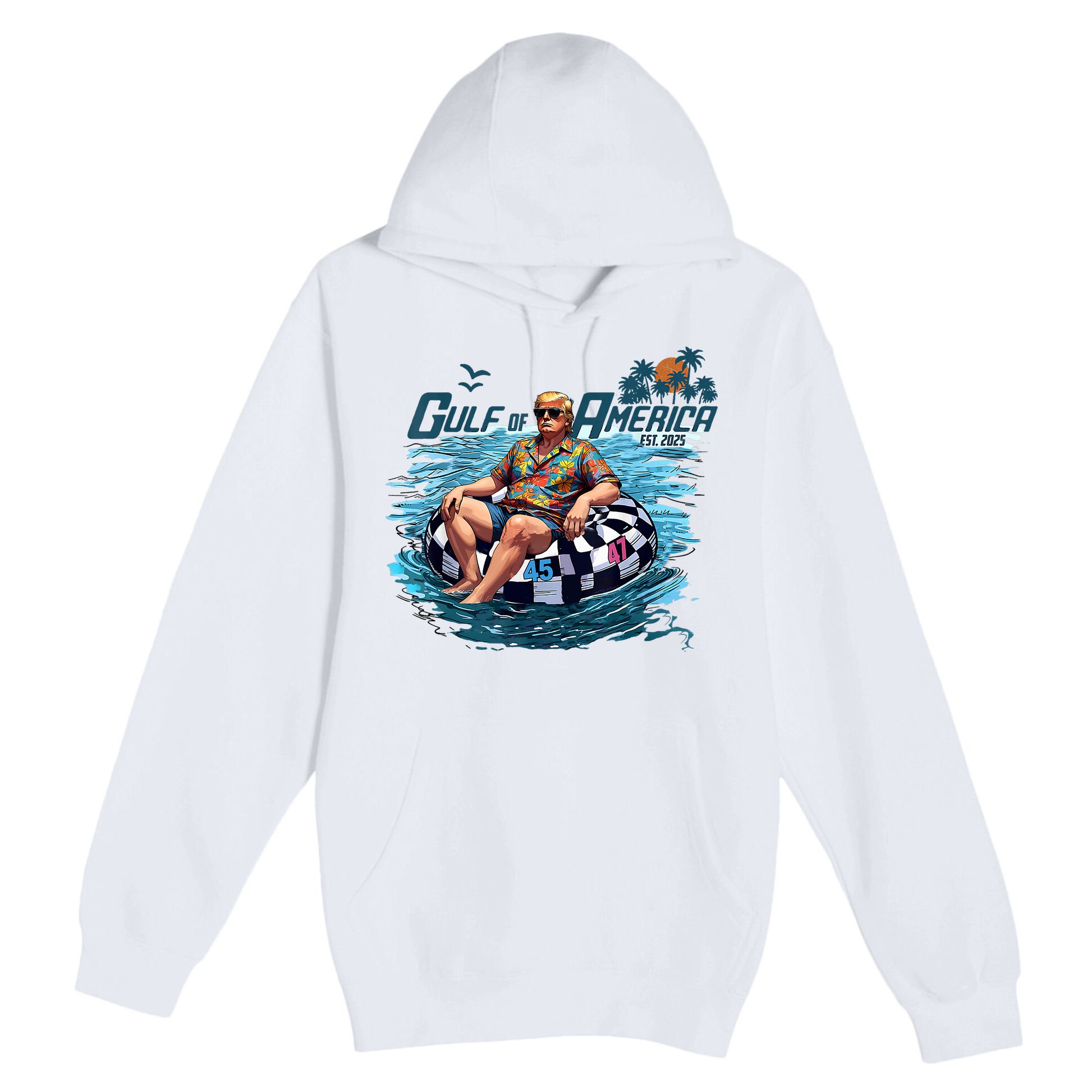 Gulf Of US America Est 2025 Funny Trump Premium Pullover Hoodie