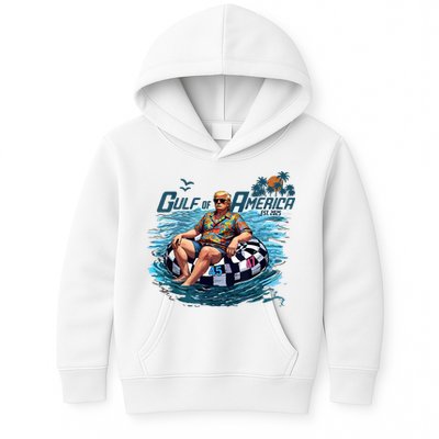 Gulf Of US America Est 2025 Funny Trump Kids Hoodie