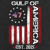 Gulf Of Usa America Est 2025 7 Panel Mesh Trucker Snapback Hat