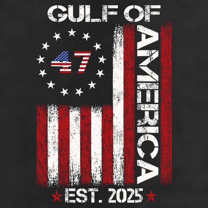Gulf Of Usa America Est 2025 7 Panel Mesh Trucker Snapback Hat
