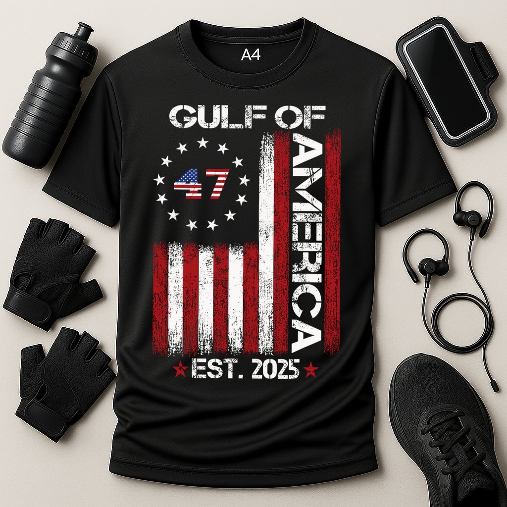 Gulf Of Usa America Est 2025 Cooling Performance Crew T-Shirt