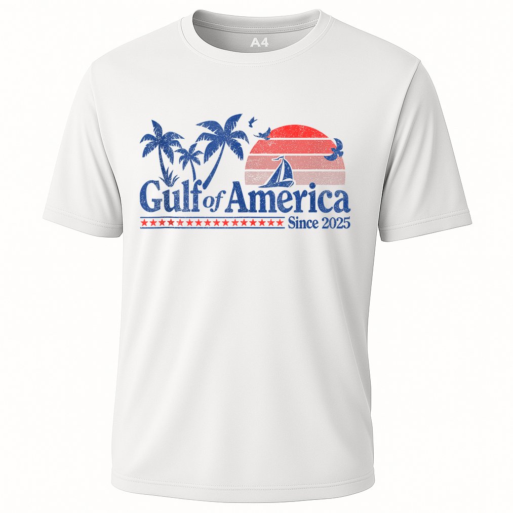 Gulf of US America Vintage 1970s Tank Top Cooling Performance Crew T-Shirt