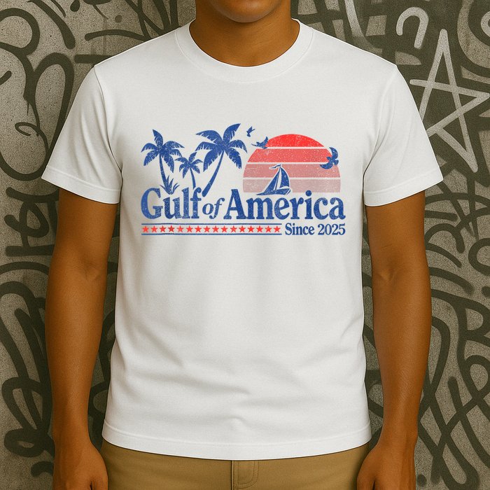 Gulf of US America Vintage 1970s Tank Top T-Shirt