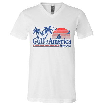 Gulf of US America Vintage 1970s Tank Top V-Neck T-Shirt