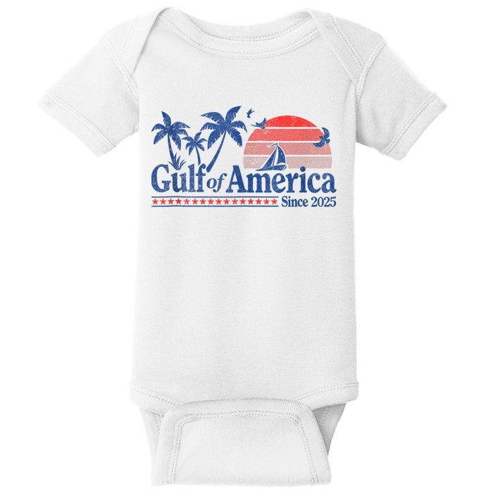 Gulf of US America Vintage 1970s Tank Top Baby Bodysuit