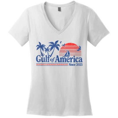 Gulf of US America Vintage 1970s Tank Top Women's V-Neck T-Shirt