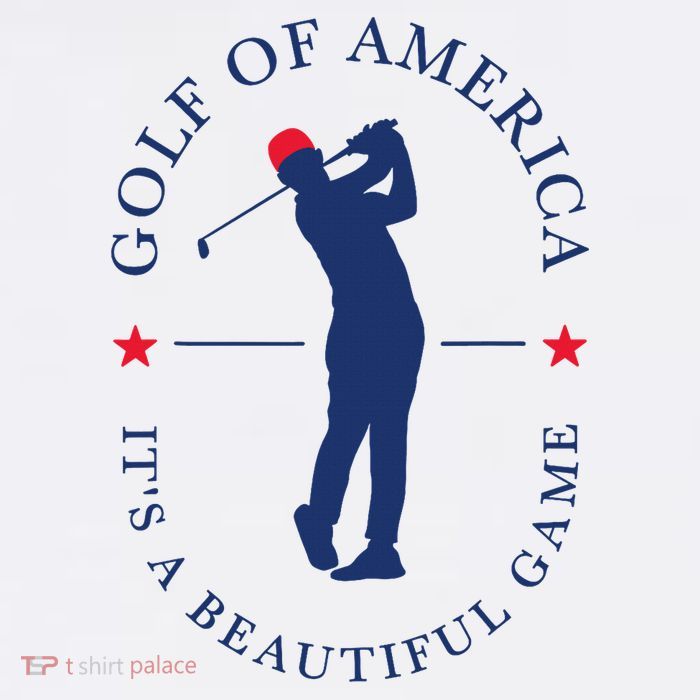 Golf Of Us America Funny Elegant Sports Outfit For Golfers T-Shirt